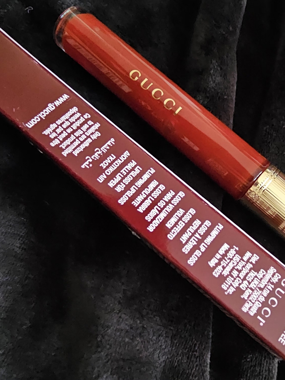 Gucci Lip Gloss – Vibrant Red Shine